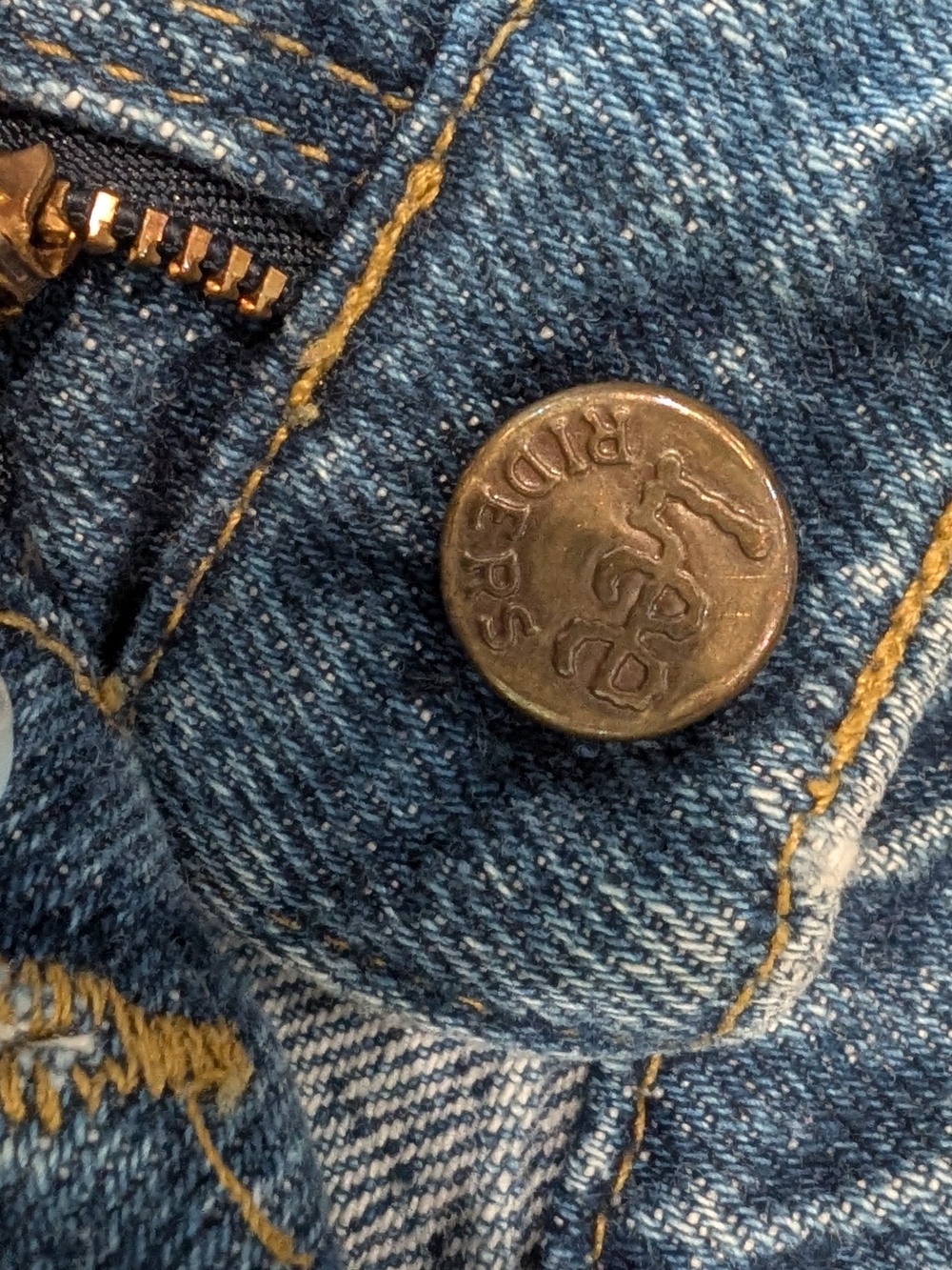 Lee High Rise Blue Cotton Mom Jeans Vintage - Picture 5 of 9